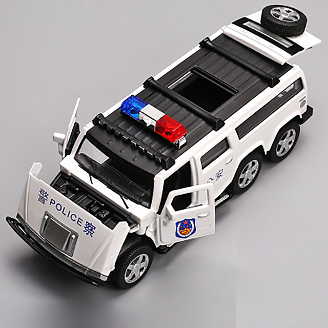 01 32 Oyuncak Arabalar Model Araba Polis Arabasi Krom Mini Araclar