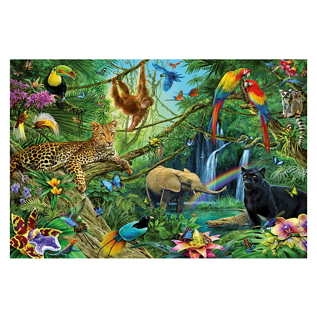 2020年 1000 Pcs 動物シリーズ フローラルテーマ 象 鳥 ジグソーパズル 大人のパズル ジャンボ 木製 成人 子供用 おもちゃ ギフト 6077865 コレクション 35 99