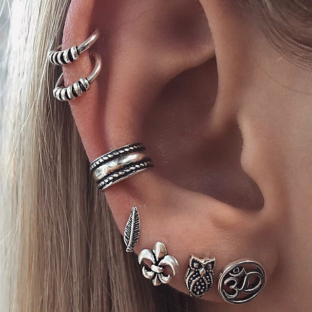 Femme Boucles d'oreilles Clips Boucles d'Oreille ...