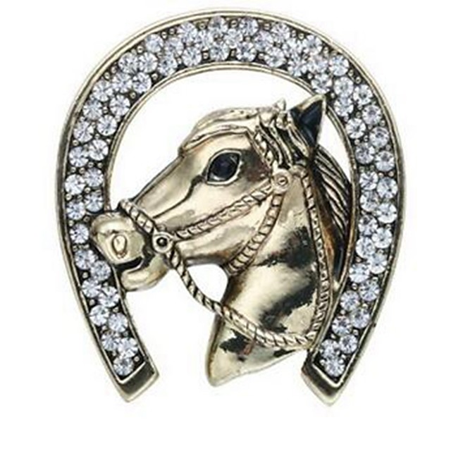 Homme Broche Animal dames Classique Imitation Diamant Broche Bijoux