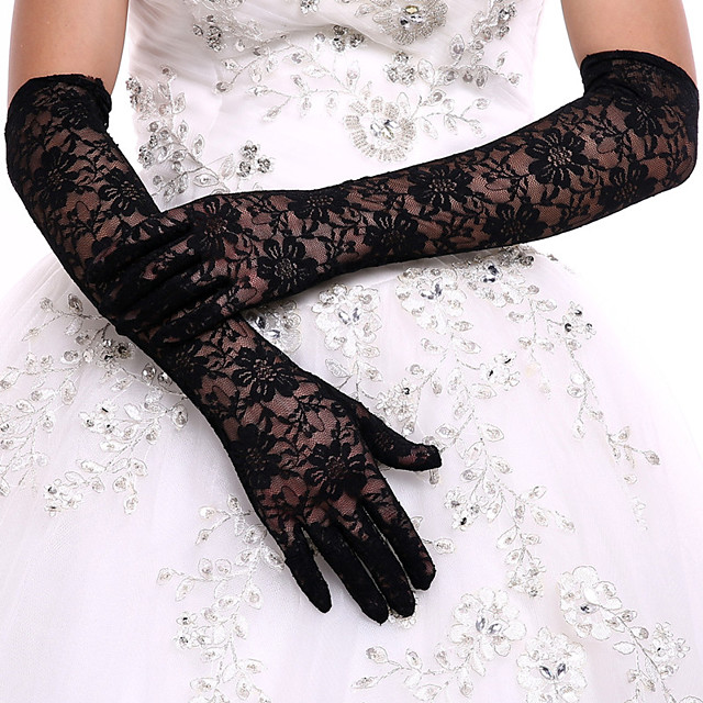 bridal opera gloves