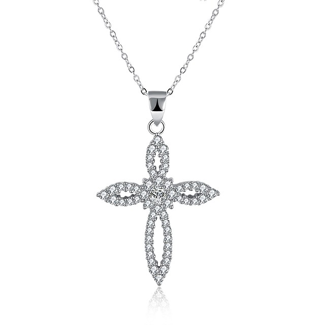 Necklaces Jewelry Gifts Pendants S925 Sterling Silver Rainbow Small Skirt Necklace Color Full Diamond Fan Pendant