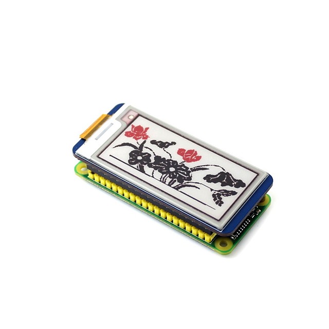 Waveshare 2 13 Tommer E Papir Hat B 212x104 2 13 Tommer E Blaek Display Hat Til Hindbaer Pi Trefarvet 6984499 2021 23 99
