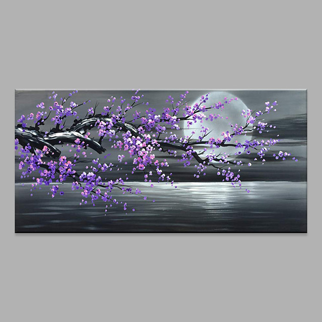 Olgemalde Handgemalte Abstrakte Florale Botanische Moderne Gerollte Leinwand Ohne Rahmen Gerollt 21 58 49