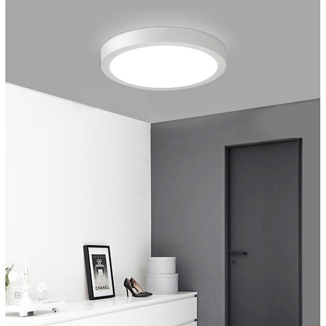 Zdm 18w 1600lm montaje en superficie led luz de techo plano plano led