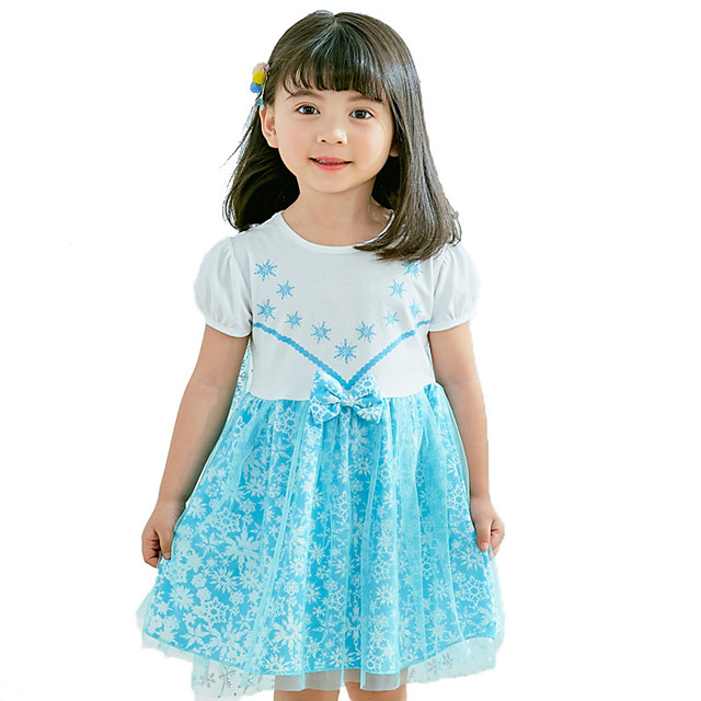 elsa flower girl dress