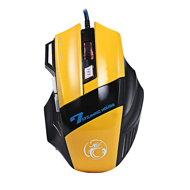 IMICE X7 Wired USB Gaming Mouse RGB Light 5500 dpi 4 Adjustable DPI