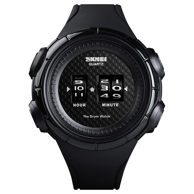 black waterproof digital watch