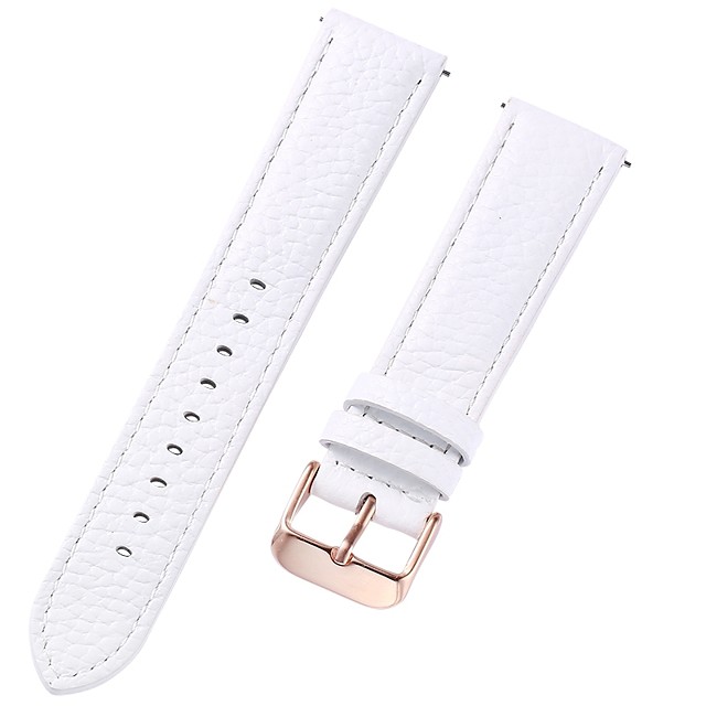 Genuine Leather Leather Calf Hair Watch Band White 17cm 6 69 Inches 18cm 7 Inches 19cm 7 48 Inches 1cm 0 39 Inches 1 2cm 0 47 Inches 1 3cm 0 5 Inches 21 15 74