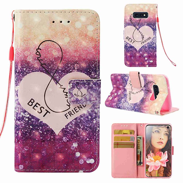 Hulle Fur Samsung Galaxy S9 S9 Plus S8 Plus Geldbeutel Kreditkartenfacher Flipbare Hulle Ganzkorper Gehause Herz Hart Pu Leder 716 21 7 34