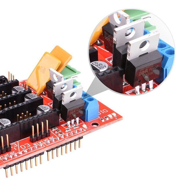 Ramps 1 4 controller board 5pcs drv8825 stepstick driver module for 3d