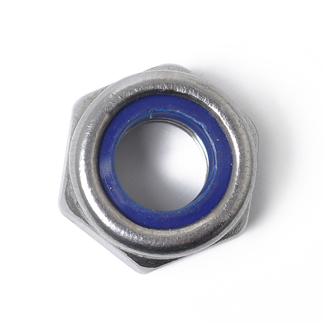 10 Stück Alu Kontermuttern M2-M6 - Flanschmuttern Mit Nyloneinsatz