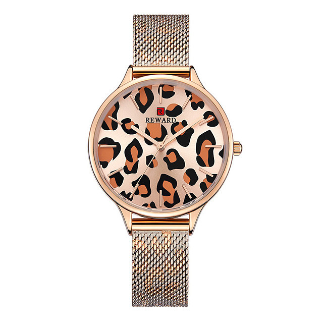 Femme Montres a Quartz Simple Mode Noir Blanc Doré Alliage ...