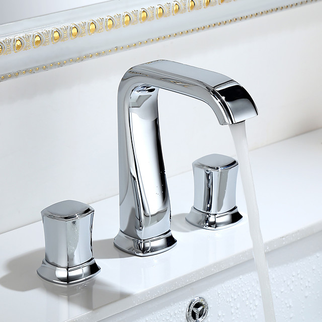 Waschbecken Wasserhahn, Chrom Öl eingerieben Bronze Gold mehrlagig weit