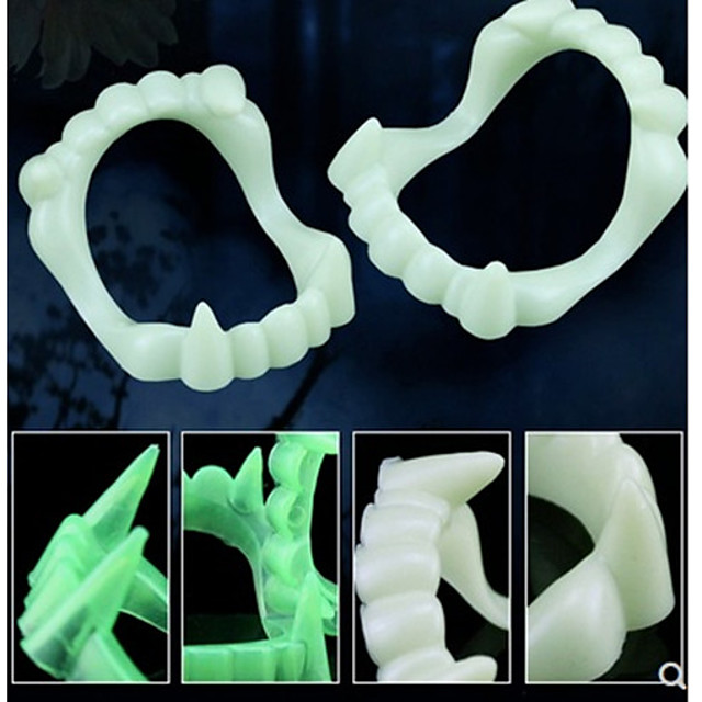 Brinquedos Do Partido Do Dia Das Bruxas Piadas De Buck Deter Gadgets Para Pegadinhas Brinquedos Com Luzes Brinquedos De Halloween Caninos De Vampiros 10 Pcs Inovador Ferias Dente Iluminacao Brilha No De