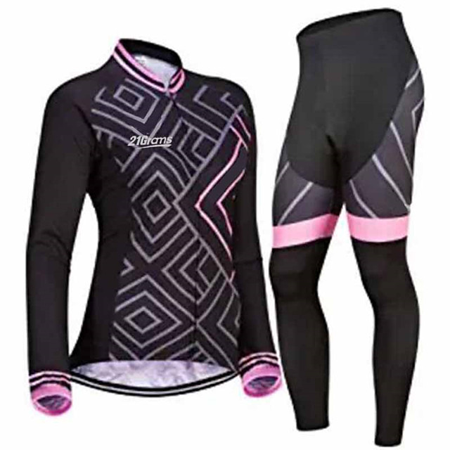 Download 21Grams Women's Long Sleeve Cycling Jersey with Tights ...