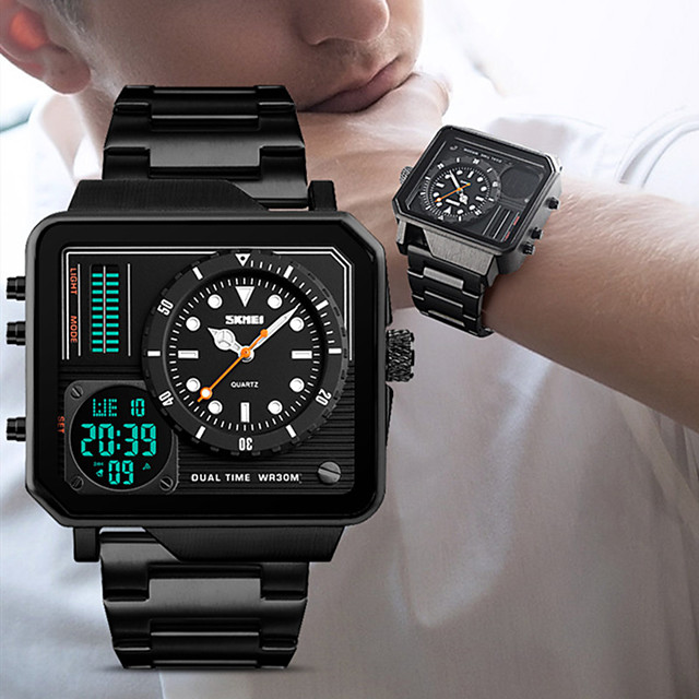 skmei gold digital watch