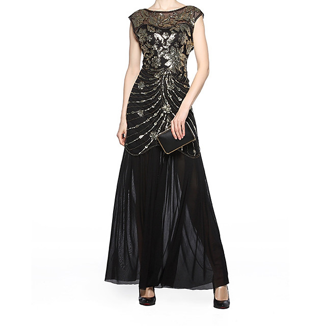 Den Store Gatsby De Livlige 20 Arene 1920 Tallet Argang Feriekjole Flapper Kjole Ballkjole Dame Paljetter Palliet Kostume Svart Argang Cosplay Fest Skoleball Kjole 8059152 2021 65 99