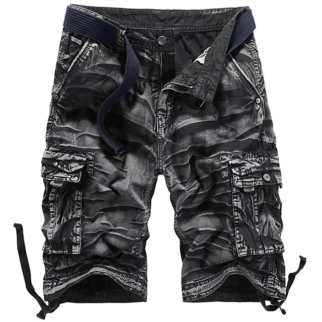 Men's Hiking Shorts Hiking Cargo Shorts Solid Color Summer Outdoor 10 ...