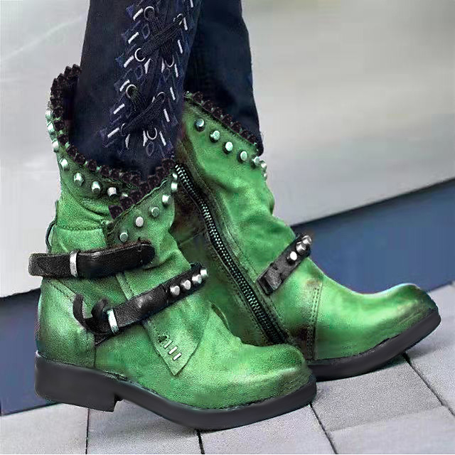 western boots low heel