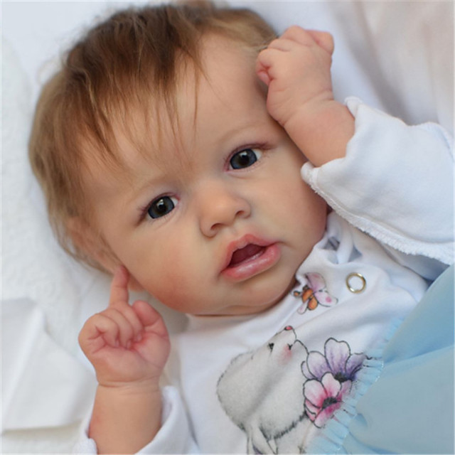 Eyelashes in natural hair for dolls or reborn baby-eyeslashes for dolls