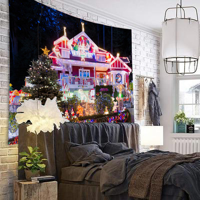 Weihnachten Santa Claus Urlaub Party Wandteppich Kunst Dekor Decke