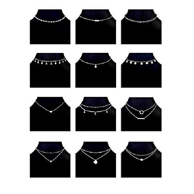 12kpl Ketju Kultahelmi Kaulakoru Kolikko Kuun Tahti Helmi Riipus Ketjun Choker Monikerroksinen Kaulakoru Nahka Johtosarja Naisille Tytoille Saadettava Kulta Savy B 12kpl 8412735 2021 Hintaan 10 49