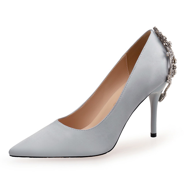 Womens Wedding Shoes Stiletto Heel Pointed Toe Wedding 