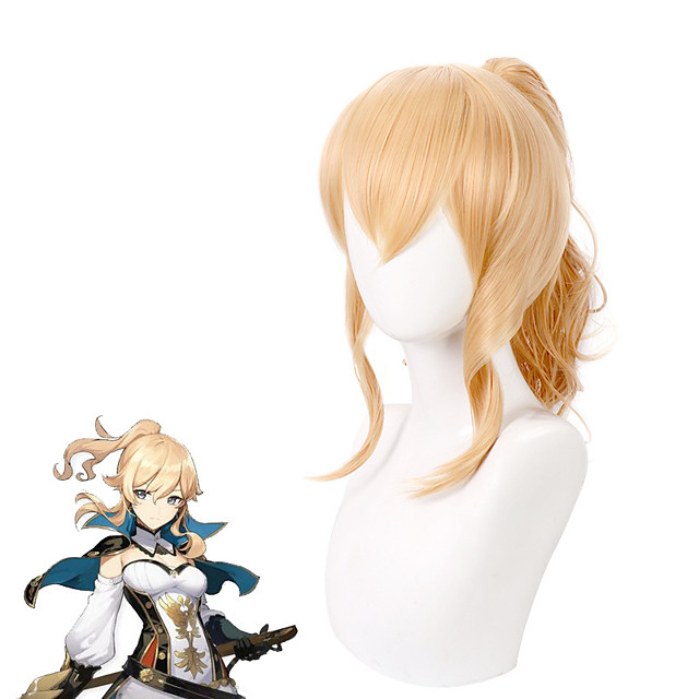 21年 元神秦コスプレウィッグライトゴールデンフェイススタイリングコスゲームアニメウィッグ コレクション 35 99