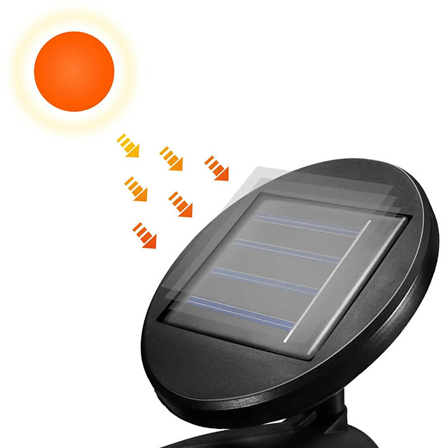 Outdoor-Solar-Rasenlichter IP65 wasserdichte Rasen-Bodenlampe RGB