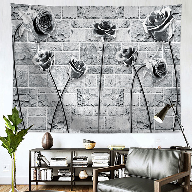 floral wandteppich kunst dekor decke vorhang hängen nach hause