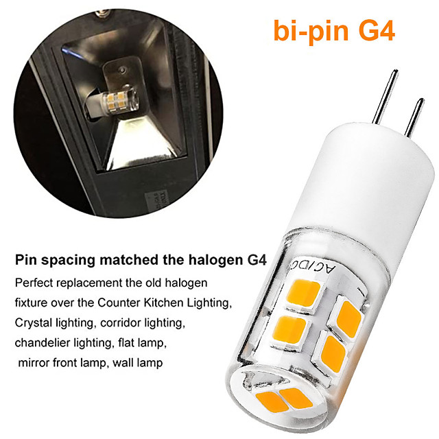 g4 led birne 12leds 2835 ac12v bi-pin sockel glühbirnen g4 1,2w cool