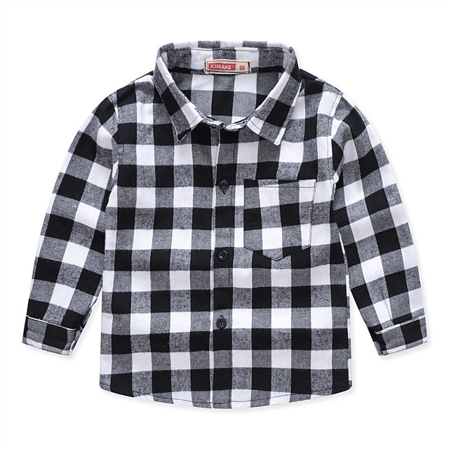 boys burgundy plaid shirt