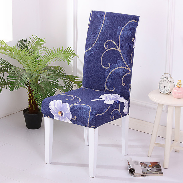 streç mutfak sandalye kılıfı yemek partisi için slipcover çiçek çiçek