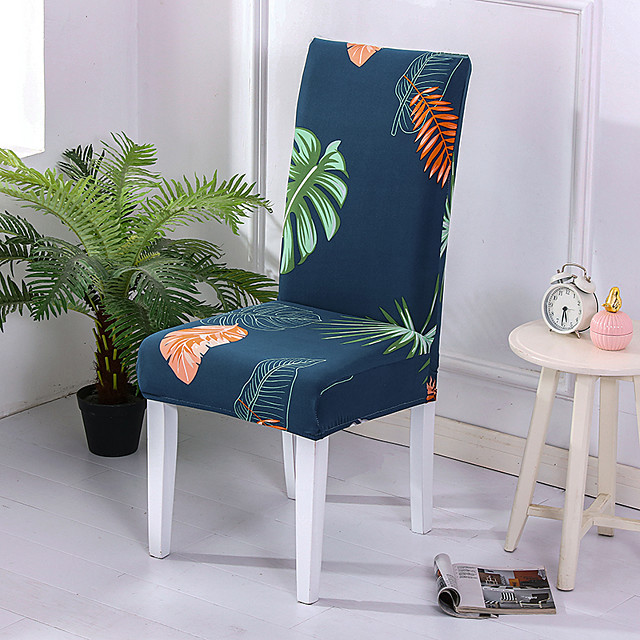 streç mutfak sandalye kılıfı yemek partisi için slipcover çiçek çiçek