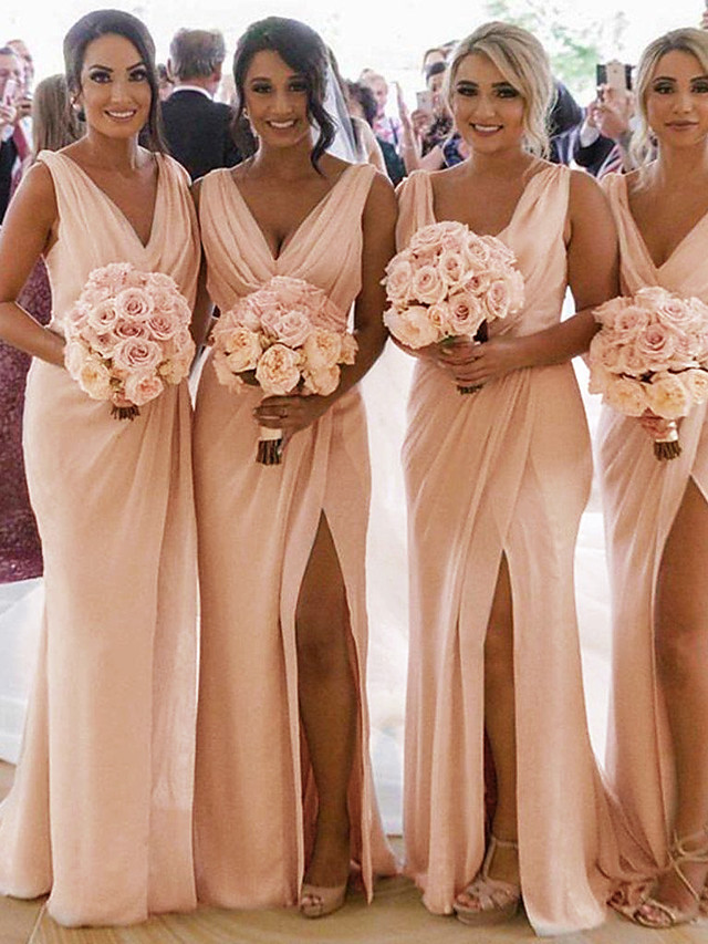 mermaid trumpet bridesmaid dresses