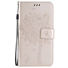 Case For Samsung Galaxy Xcover 3 / J7 (2016) / J7 Wallet / Card Holder / with Stand Full Body Cases Tree Soft PU Leather