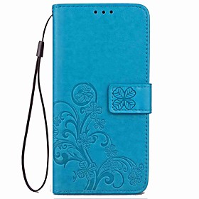 Case For Samsung Galaxy S9 / S9 Plus / S8 Plus Flip / Embossed Full Body Cases Mandala / Butterfly Hard PU Leather