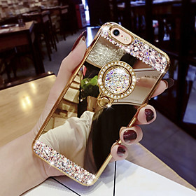 Case For Samsung Galaxy S9 / S9 Plus / S8 Plus Rhinestone / with Stand Back Cover Glitter Shine Hard Acrylic