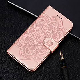 Case For Xiaomi Xiaomi A2 lite Embossed / Flip / with Stand Full Body Cases Flower Hard PU Leather for Redmi Note 7 / Redmi Go / Xiaomi A2 /Redmi 7