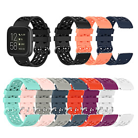 Replacement Band For Fitbit Versa/Versa 2 Versa lite Soft Silicone Waterproof Wrist Sport Accessories Watch Strap