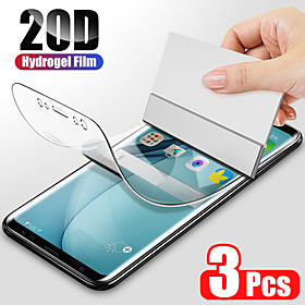3PCS Hydrogel Film For Samsung Galaxy S21 plus S21 5G  S21 Ultra S20 S20 Plus Screen Protector For Samsung Galaxy S10 S9 S10 lite S7 Edge Film Not Glas