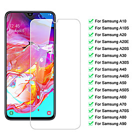 9H Protective Glass on the For Samsung Galaxy A10 A20 A30 A40 A50 A60 A70 A80 A90 M10 M20 M30 A10S A20S A40S A50S A70S A10E A20E A92018 Tempered Screen Protector Glass Film Case