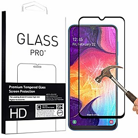 [1 pack]  [full coverage] compatible with samsung galaxy a50 screen protector (6.4) anti-scratch hd tempered glass protective film for galaxy a50