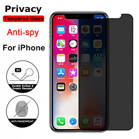 3PCS 3D Anti Peeping Privacy Tempered Glass For iPhone 12 Pro iPhone XS Max iPhone XR X Screen Protector For iPhone 11 Pro Max iPhone 12mini Film