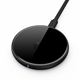 WAZA 5W 7.5W 10W Fast Wireless Charger Charging Pad QC3.0 18W USB Charger for iPhone 12 11 Pro Max Samsung S21 S20 Oneplus 9 Huawei Xiaomi Redmi LG Google Smartphones Smart Devices Wireless Charger