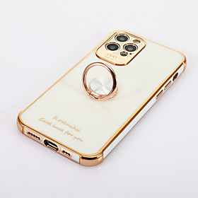 Case For Apple iPhone 12 / iPhone 12 Pro Max / iPhone 12 Pro Ring Holder Full Body Cases Tile Metal / Aluminium