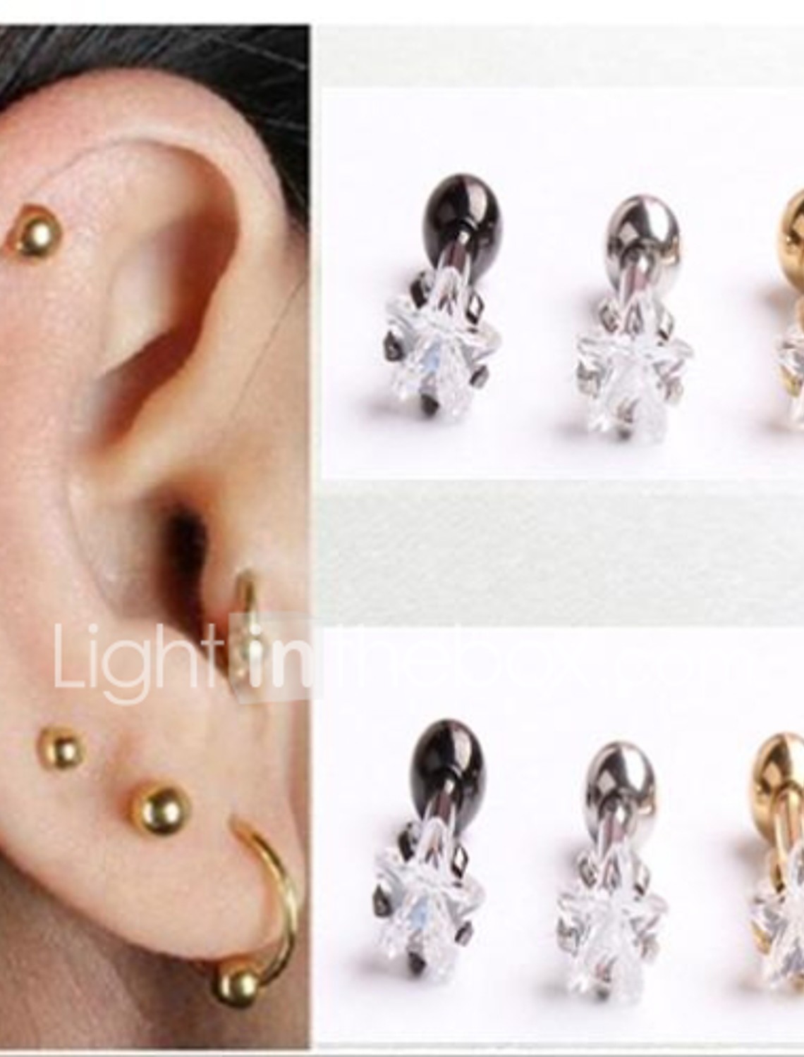 Very Hot Body Piercing Tragus Barbell 