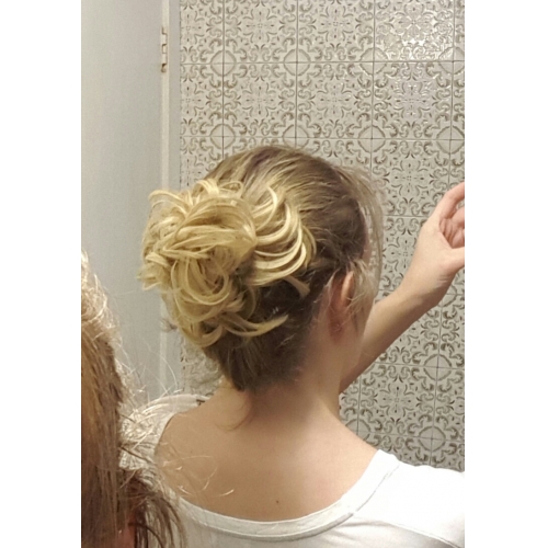 Hot Stylish Pony Tail Women Clip In On Hair Bun Hairpiece